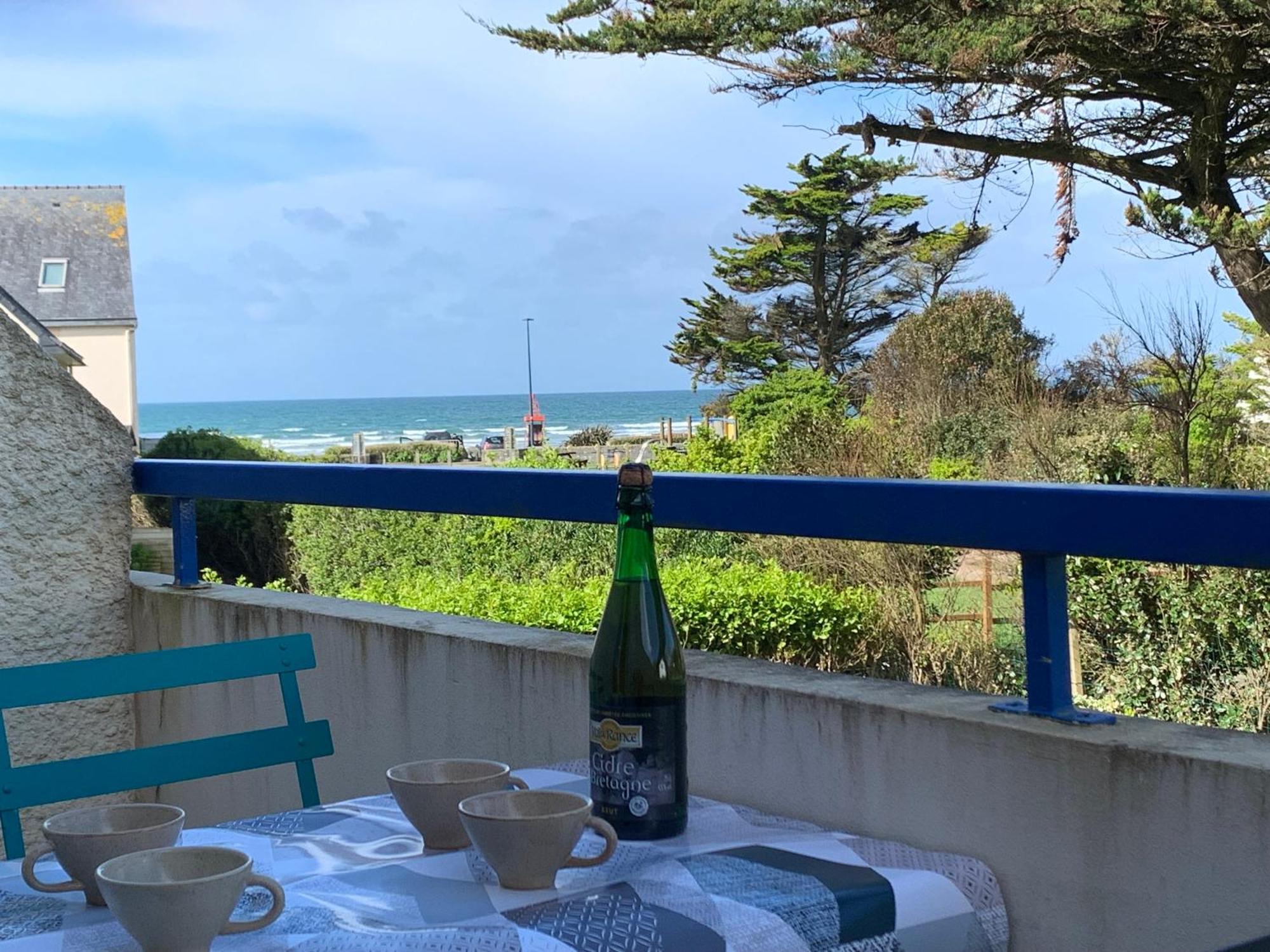 Studio Duplex Vue Mer 100M De La Plage Saint-Nic Ngoại thất bức ảnh
